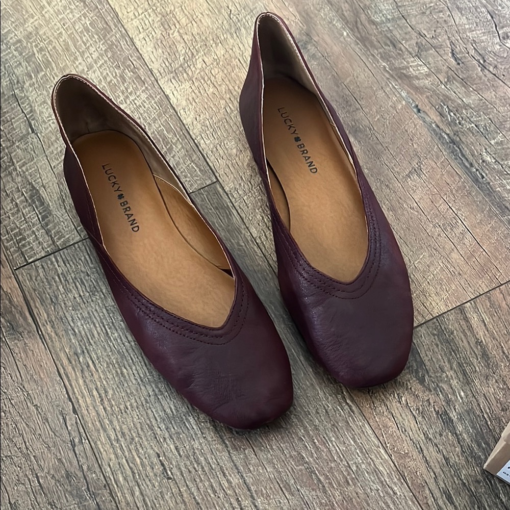 Lucky Brand Sugar Red Nappa Shoes